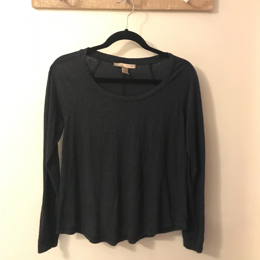 Forever 21 Black Long Sleeves Blouse